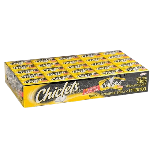  Chiclets Adams Menta x 100  